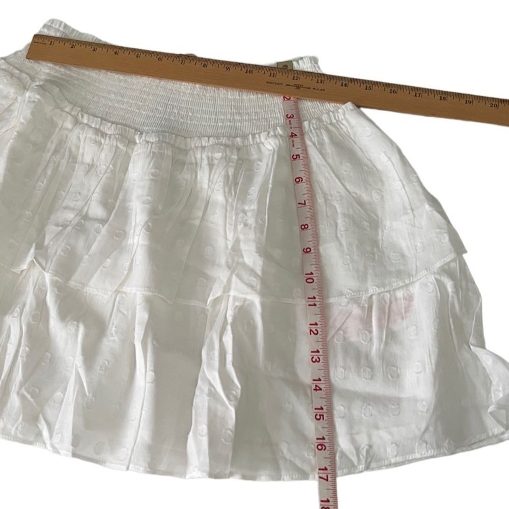 Minkpink Revolve Whitewash Crop Top & Mini Skirt Size Large NWT - Picture 8 of 16